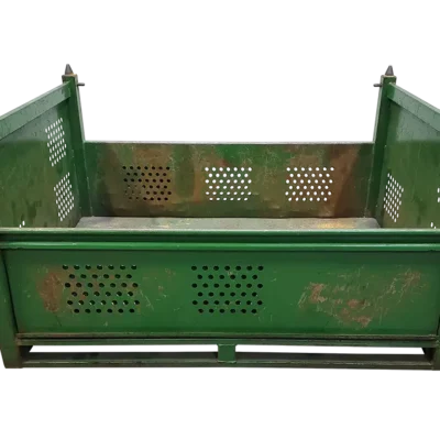 Used BCD 64″ x 48″ x 34″ Steel Tub – 2 Drop Doors 64″ Sides