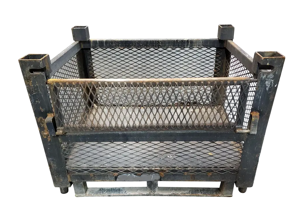 Used BCD 36.5" x 28" x 27" Wire Basket - 1 Drop Door 36.5" Side - Image 3