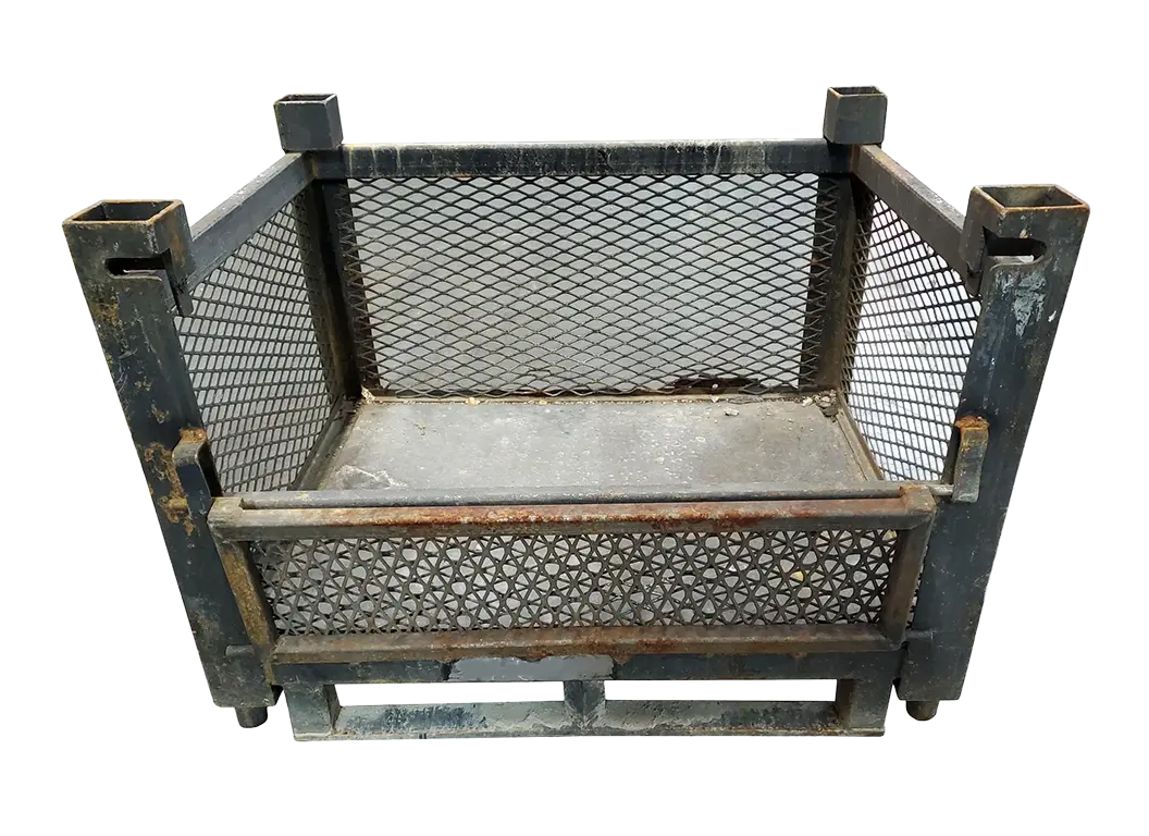 Used BCD 36.5" x 28" x 27" Wire Basket - 1 Drop Door 36.5" Side - Image 2