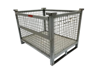 49.5x36x34.5-WB1D49.5-1-.webp Used BCD 49" x 36" x 34" Wire Basket - 1 Drop Door 49" Side