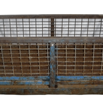 Used BCD 80″ x 39″ x 35″ Wire Basket – No Drop Doors